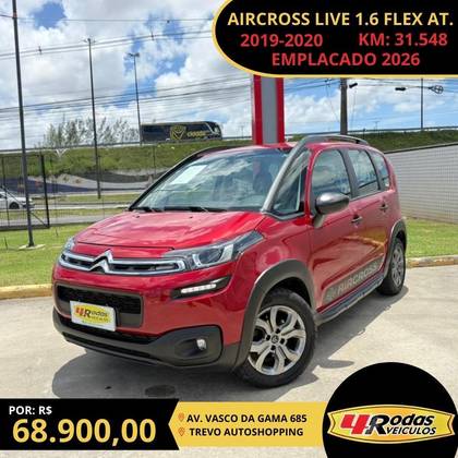 CITROËN AIRCROSS 1.6 VTI 120 FLEX LIVE EAT6 CITROËN AIRCROSS 1.6 VTI 120 FLEX LIVE EAT6